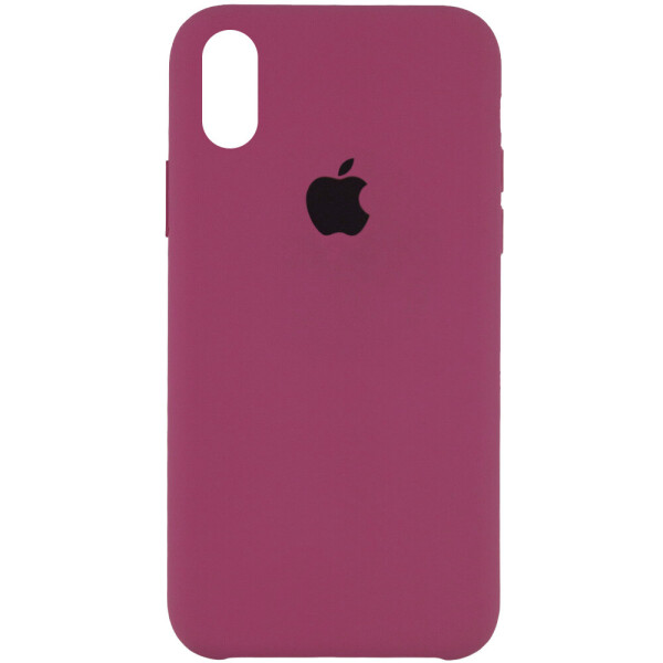 

Чехол Противоударная накладка Epik Silicone Case NEW AA Series для Apple iPhone XR (6.1") Малиновый / Dragon Fruit