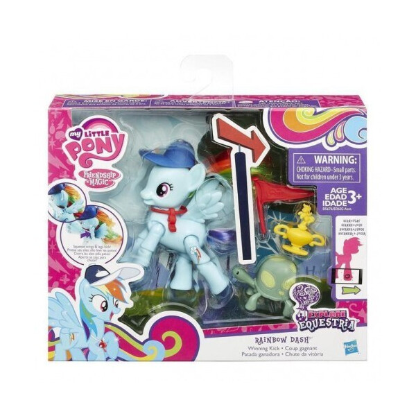 

Игровой набор My little pony с артикуляцией Радуга Дэш Hasbro B5676 B3602