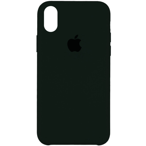 

Противоударный чехол накладка Epik Silicone Case AA Series NEW для Apple iPhone XS Max (6.5") Зеленый / Black Green