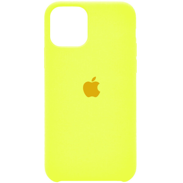 

Противоударный чехол накладка Epik Silicone Case AA Series NEW для Apple iPhone 11 (6.1") Желтый / Flash