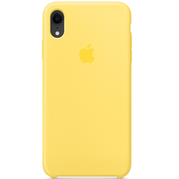 

Противоударный чехол накладка Epik Silicone Case AAA Series NEW для Apple iPhone XR (6.1") Желтый / Canary Yellow