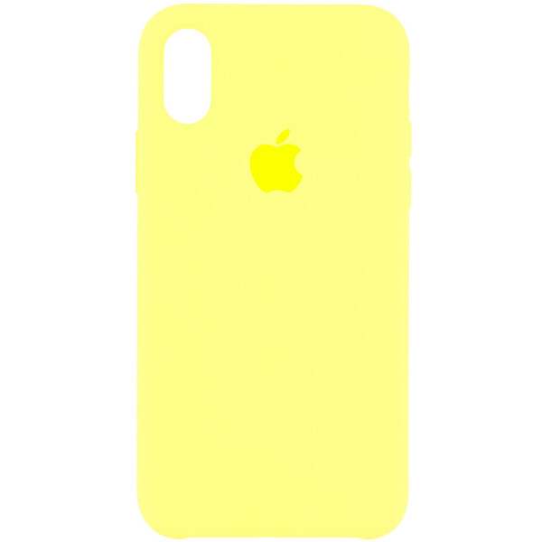 

Противоударный чехол накладка Epik Silicone Case AA Series NEW для Apple iPhone XR (6.1") Желтый / Bright Yellow
