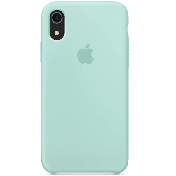 

Противоударный чехол накладка Epik Silicone Case AA Series NEW для Apple iPhone XR (6.1") Бирюзовый / Marine Green