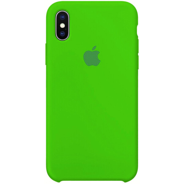 

Противоударный чехол накладка Epik Silicone Case AA Series NEW для Apple iPhone X (5.8") / XS (5.8") Зеленый / Green