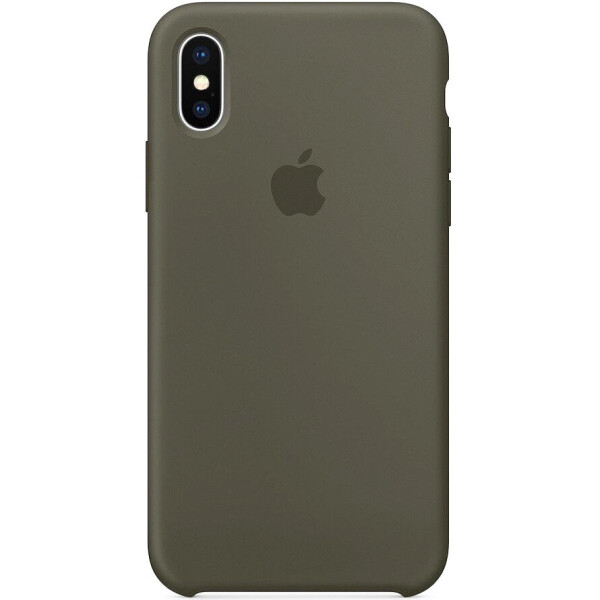 

Противоударный чехол накладка Epik Silicone Case AA Series NEW для Apple iPhone X (5.8") / XS (5.8") Серый / Light Olive