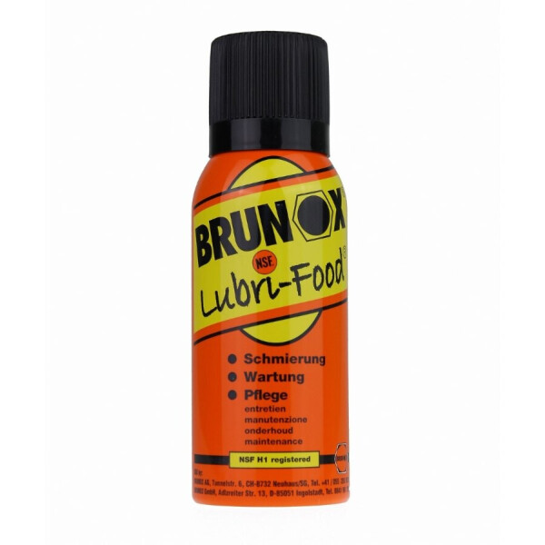 

Универсальная смазка Brunox Lubri Food, спрей, для ухода за ножами, 120ml