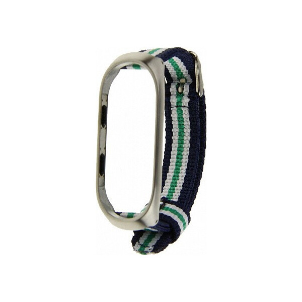 

Ремешок UWatch Nato Nylon Strap For Xiaomi Mi Band 3 Blue/Green (bz_F_78750)