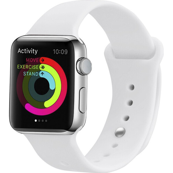 

Ремешок UWatch Silicone Strap for Apple Watch 42/44 mm White (bz_F_101389)