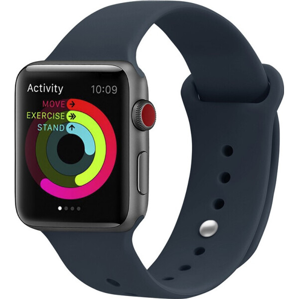 

Ремешок UWatch Silicone Strap for Apple Watch 42/44 mm Midnight Blue (bz_F_101391)