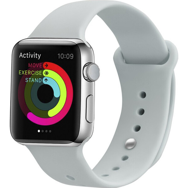 

Ремешок UWatch Silicone Strap for Apple Watch 38/40 mm Soft White (bz_F_101382)
