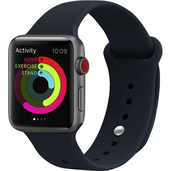 

Ремешок UWatch Silicone Strap for Apple Watch 38/40 mm Blue Cobalt (bz_F_101384)