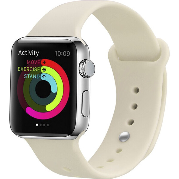 

Ремешок UWatch Silicone Strap for Apple Watch 38/40 mm Antique White (bz_F_101375)