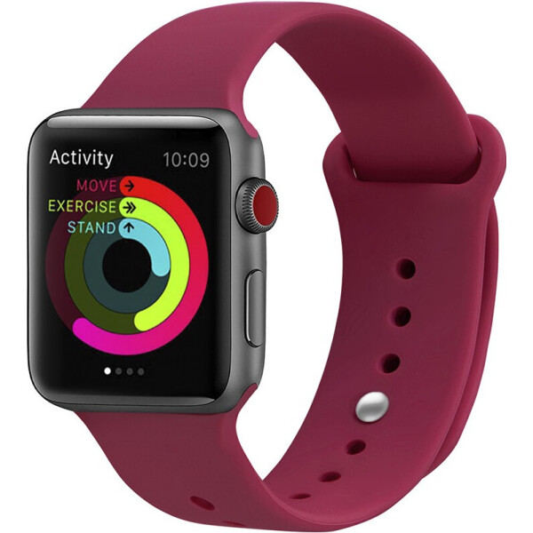 

Ремешок UWatch Silicone Strap for Apple Watch 42/44 mm Rose Red (bz_F_101400)