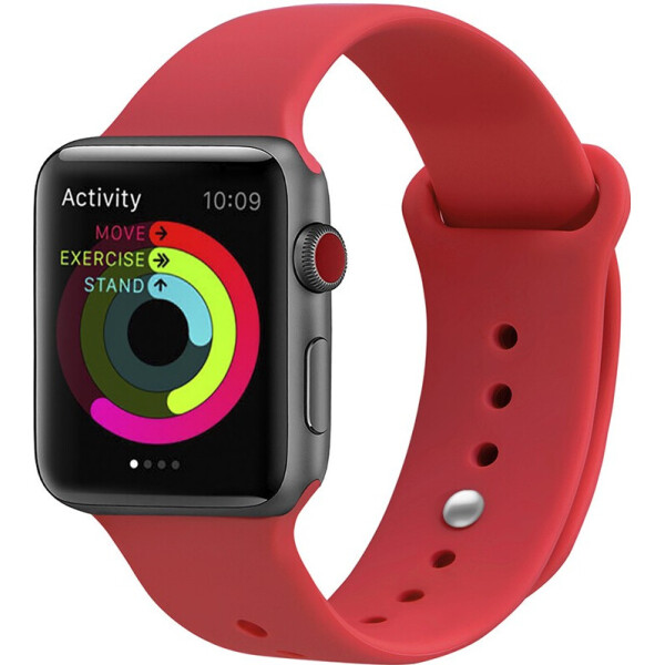 

Ремешок UWatch Silicone Strap for Apple Watch 38/40 mm Red (bz_F_101363)
