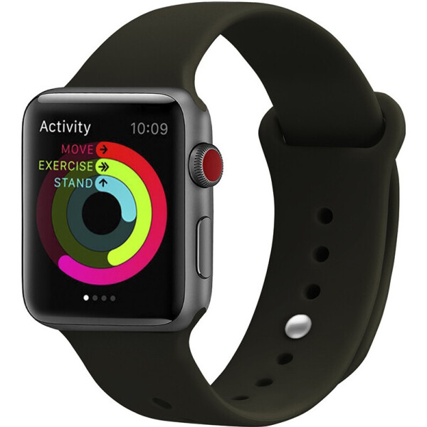 

Ремешок UWatch Silicone Strap for Apple Watch 38/40 mm Dark Olive (bz_F_101381)