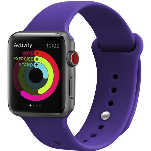 

Ремешок UWatch Silicone Strap for Apple Watch 38/40 mm Deep Purple (bz_F_101387)