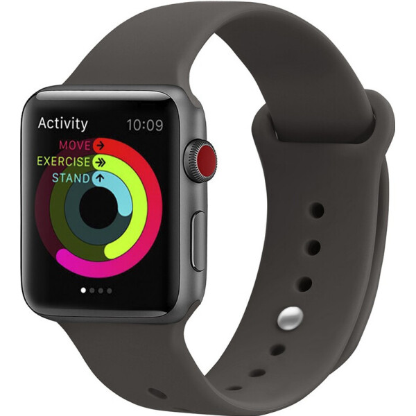 

Ремешок UWatch Silicone Strap for Apple Watch 42/44 mm Cocoa (bz_F_101404)