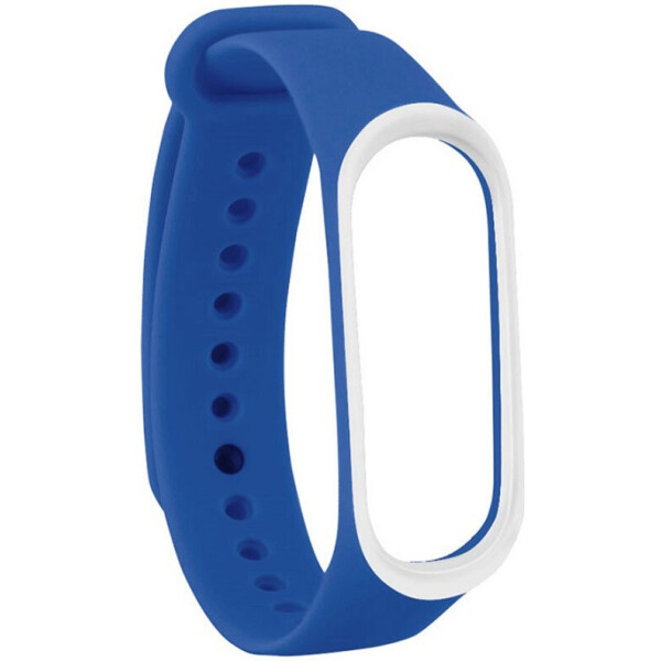 

Ремешок UWatch Double Color Replacement Silicone Band For Xiaomi Mi Band 3 Blue/White Line (bz_F_78582)