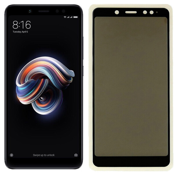 

Защитное стекло Privacy 5D (full glue) для Xiaomi Redmi Note 5 (Черный) (1056682)