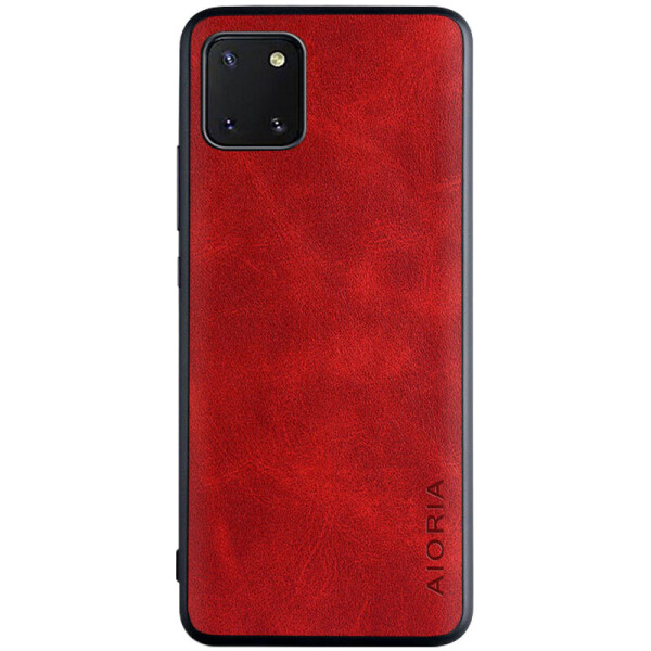 

Кожаный чехол AIORIA Vintage для Samsung Galaxy Note 10 Lite (A81) (Красный) (1054703)