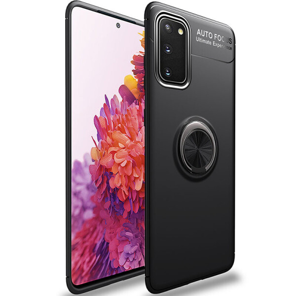 

TPU чехол Deen ColorRing под магнитный держатель (opp) для Samsung Galaxy S20 FE (Черный / Черный) (1054440)