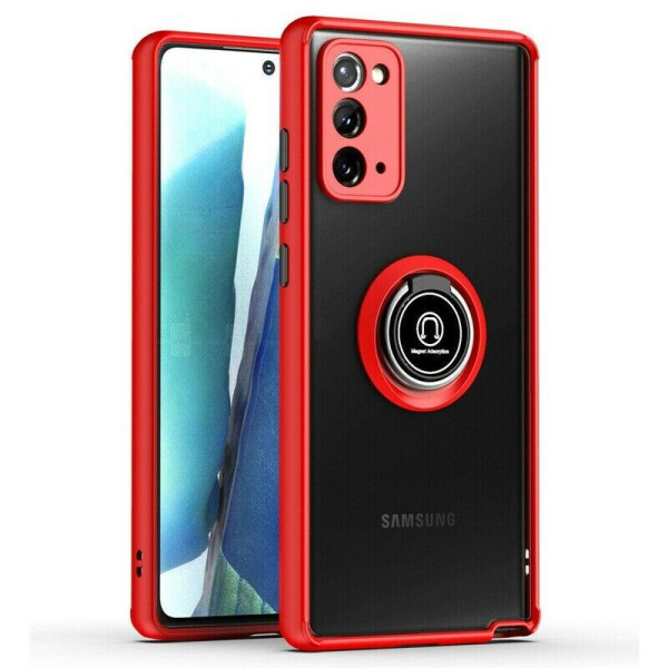 

TPU+PC чехол Deen ColorEdgingRing for Magnet для Samsung Galaxy Note 20 (Красный) (931477)