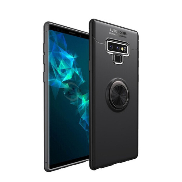 

TPU чехол Deen ColorRing под магнитный держатель (opp) для Samsung Galaxy Note 9 (Черный / Черный) (1054363)