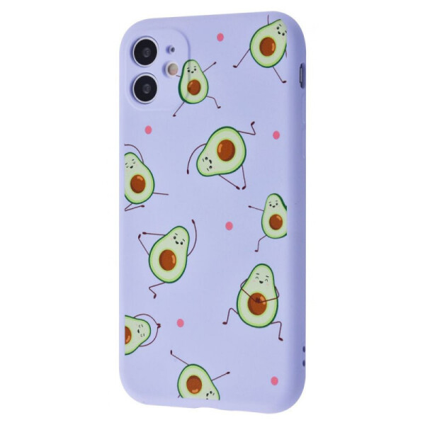 

TPU чехол WAVE Fancy для Apple iPhone 11 (6.1") (Avocado / Light purple) (1056575)
