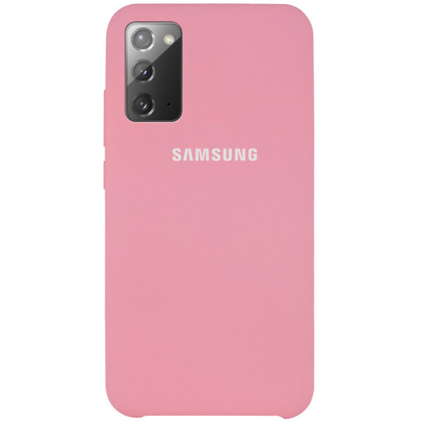 

Чехол Silicone Cover (AAA) для Samsung Galaxy Note 20 Розовый / Light pink (143181)