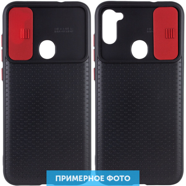

Чехол Camshield Black TPU со шторкой защищающей камеру для Xiaomi Redmi 9 Черный / Красный (144491)