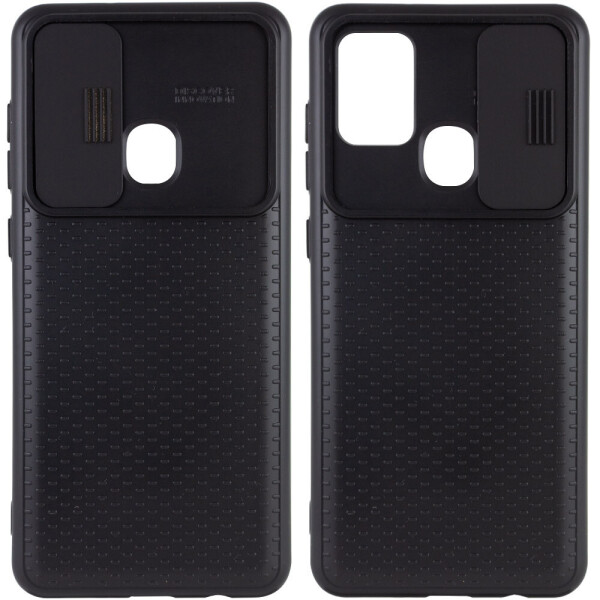 

Чехол Camshield Black TPU со шторкой защищающей камеру для Samsung Galaxy A21s Черный / Черный (142475)