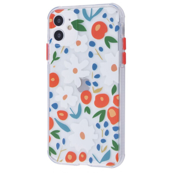 

TPU чехол Flowers Colourful для Apple iPhone 11 (6.1") (Прозрачный/Ромашки) (1056514)