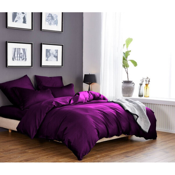 

Постельное белье Однотонный Фиолетовый, 100x150 см, Кроватка Комплект