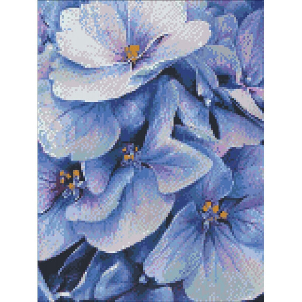 

Алмазная вышивка "Гортензия" 30*40см AM4003