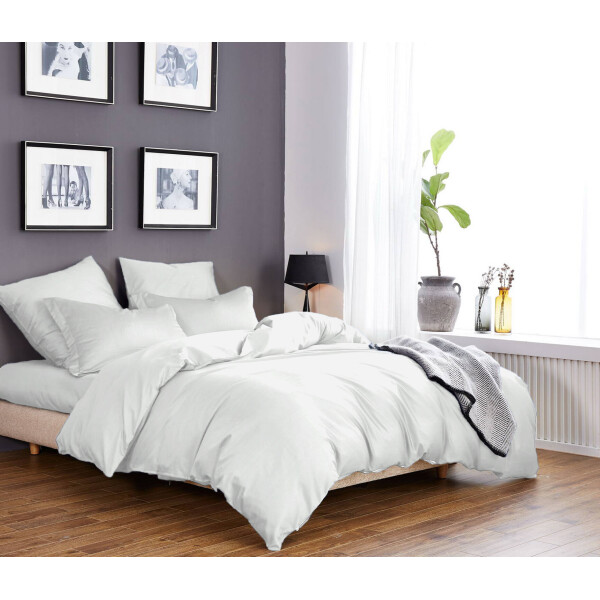 

Постельное белье Белое, 150x220 см, Подростковый Комплект