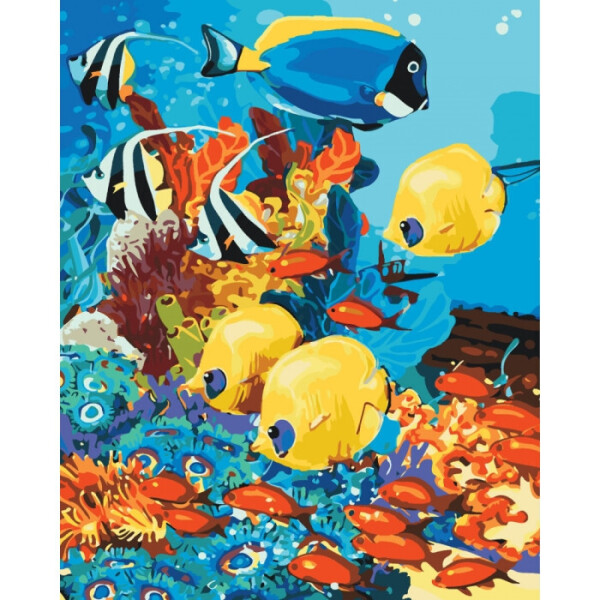 

Картина по номерам. "Морское царство" 40*50см KHO4075