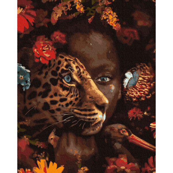 

Картина по номерам. Rainbow Art "Мир джунглей" GX33399-RA