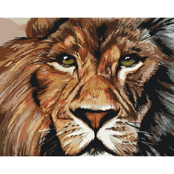 Картина по номерам. "Хищный взгляд 2" 40х50см. KHO4024