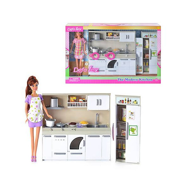 

Игровой набор "Кухня+Кукла" DEFA 6085