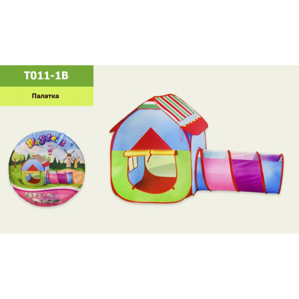 

Игровая палатка Домик с тоннелем T011-1B