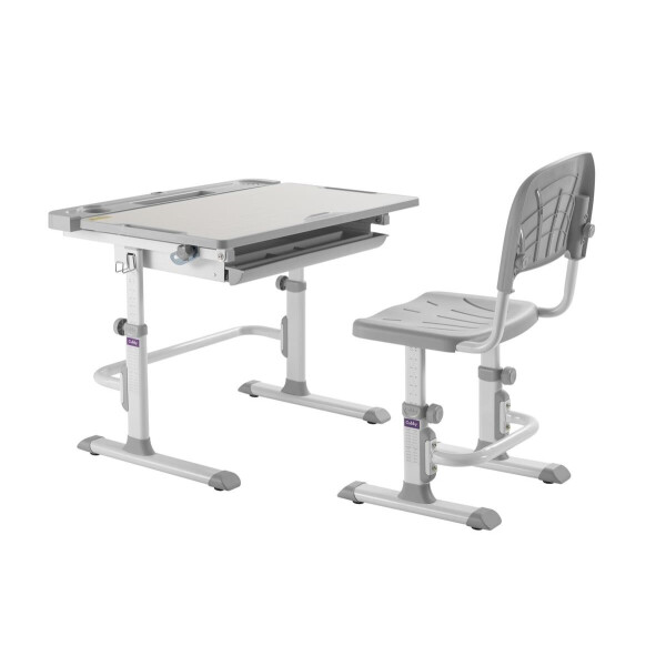 

Комплект парта + стул трансформеры Cubby DISA GREY