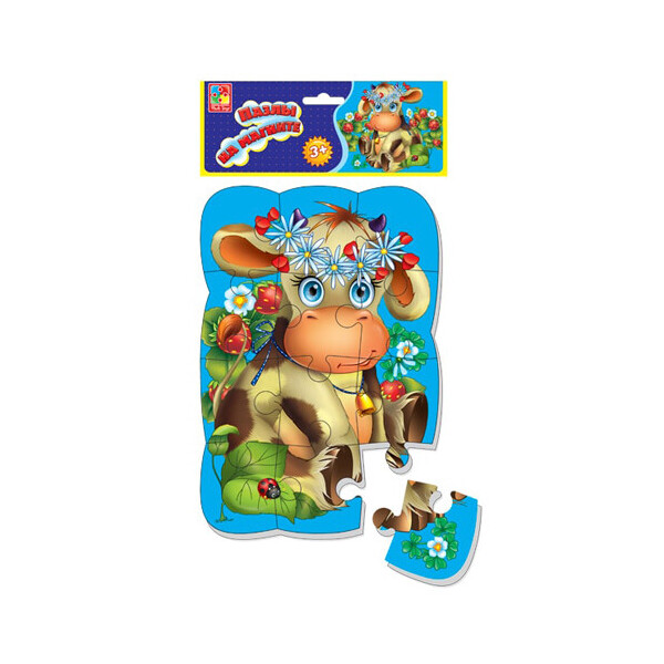

Пазл магнитный Vladi Toys Коровка