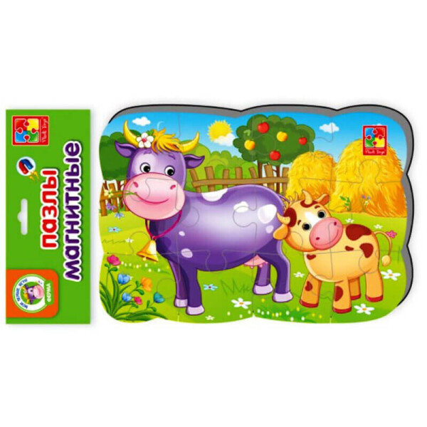

Пазл магнитный Vladi Toys Корова и теленок (36698)