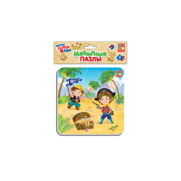 

Пазл магнитный Vladi Toys Пираты