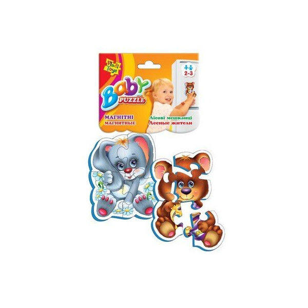 

Пазл магнитный Vladi Toys Vladi Toysы Лесные жители