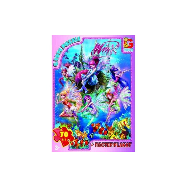 

Пазл G-toys Winx Феи 70 элементов