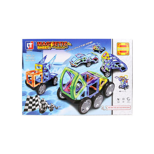 

Конструктор магнитный LE TAI Magnetic LT3003 87 дет.
