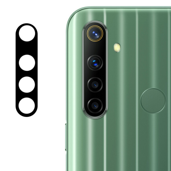 

Гибкое защитное стекло 0.18mm на камеру (тех.пак) для Realme 6i Черный (141590)
