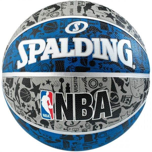 

Мяч баскетбольный Spalding Graffiti Blue