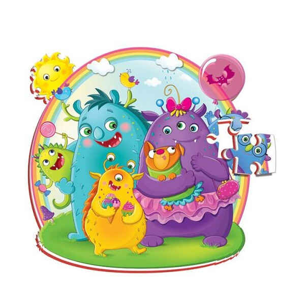 

Пазл мягкий Vladi Toys Монстры